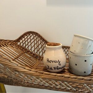 🍃Antique wicker baby scale basket🍃